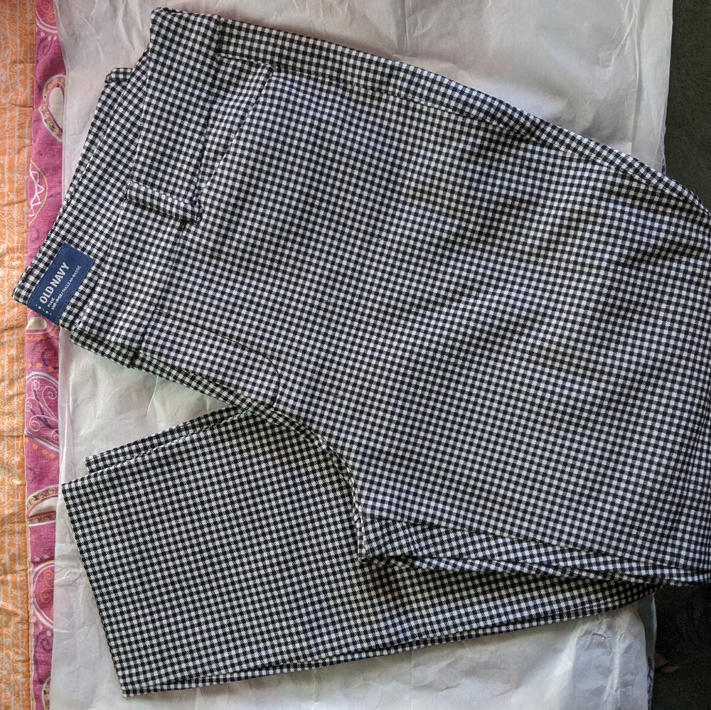 Black and White Gingham pants